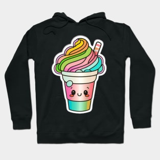 Funny Rainbow Ice Cream Hoodie